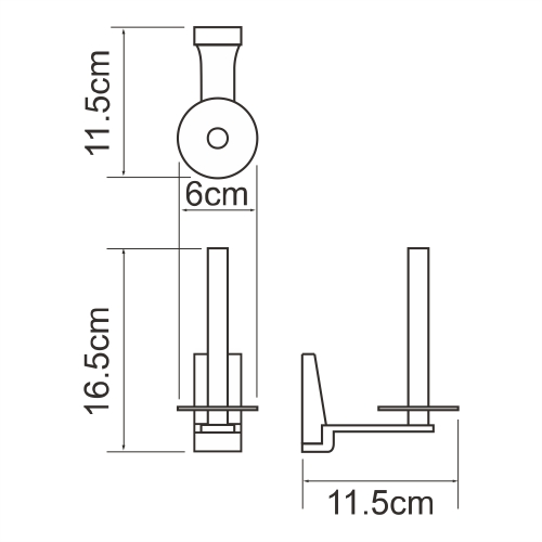 Держатель туалетной бумаги WasserKraft 6097