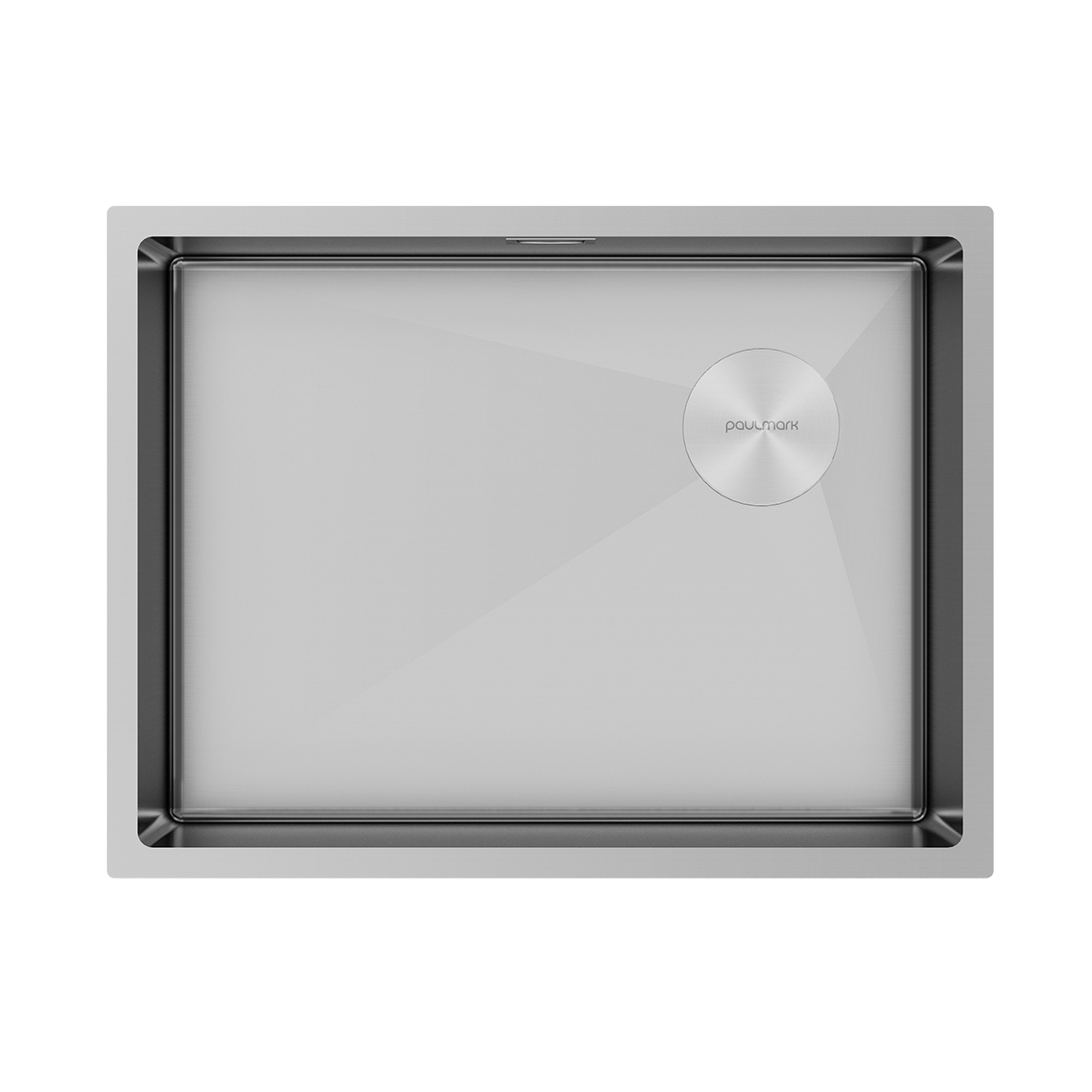 Мойка кухонная Paulmark NEXT-SKEW 58 UNI, PM885844-BS, брашированная нерж.сталь, 580х440мм 1,2мм
