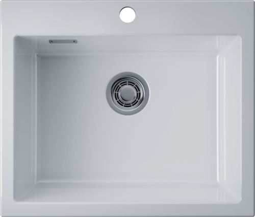 Мойка Omoikiri Omishima 60-WH Glossy Natceramic, белый глянцевый, арт. 4997466