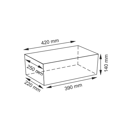 WasserKraft Lossa WB-120-L Плетеная корзина