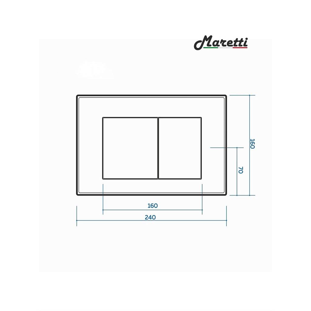 Комплект Maretti 3 в 1: унитаз UM10PBM51-560, инсталляция AC11P4534, кнопка AC12SF-560