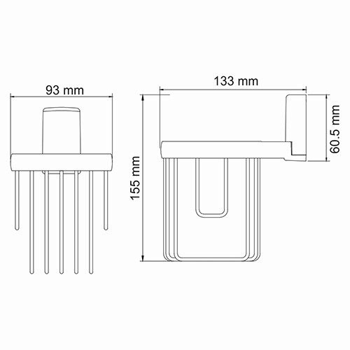 WasserKRAFT Leine K-5045 Держатель освежителя
