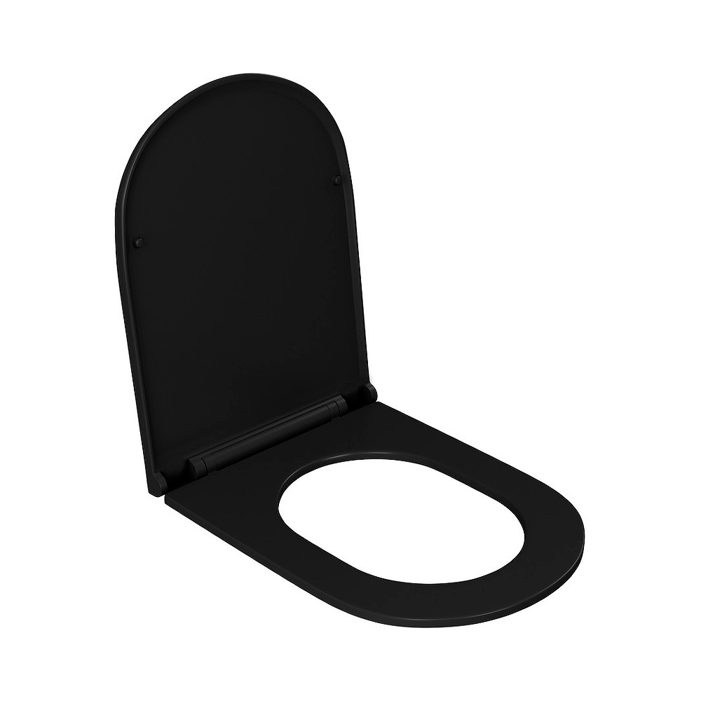 Унитаз подвесной безободковый D&K Venice DT1026025, черный