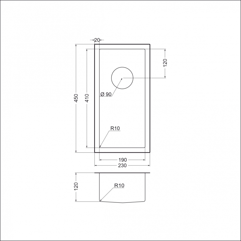 Кухонная мойка EMAR EMB-126A PVD Nano Golden мойка универсального монтажа