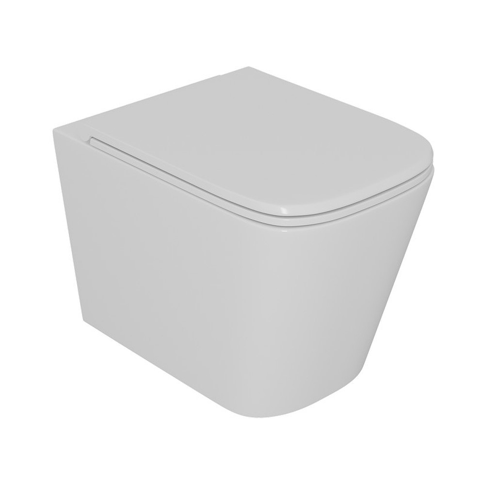 Комплект унитаза с инсталляцией и клавишей смыва D&K Quadro DS1511602, белый