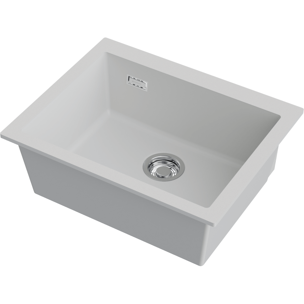 Мойка Omoikiri Omishima 60-U-WH Matt Natceramic, белый матовый, арт. 4997555