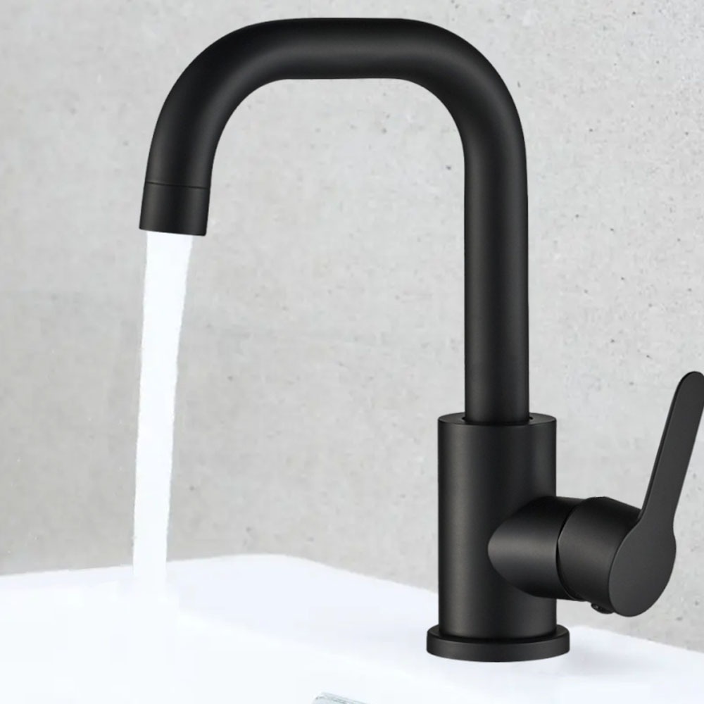 Смеситель для раковины Maretti Project Black PB32RP56, черный
