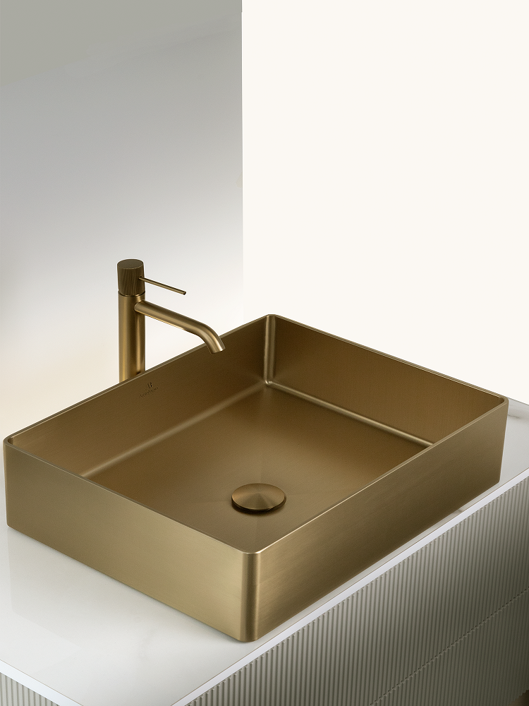 Раковина AltroBagno Accordo 001009 OrSp из нержавеющей стали