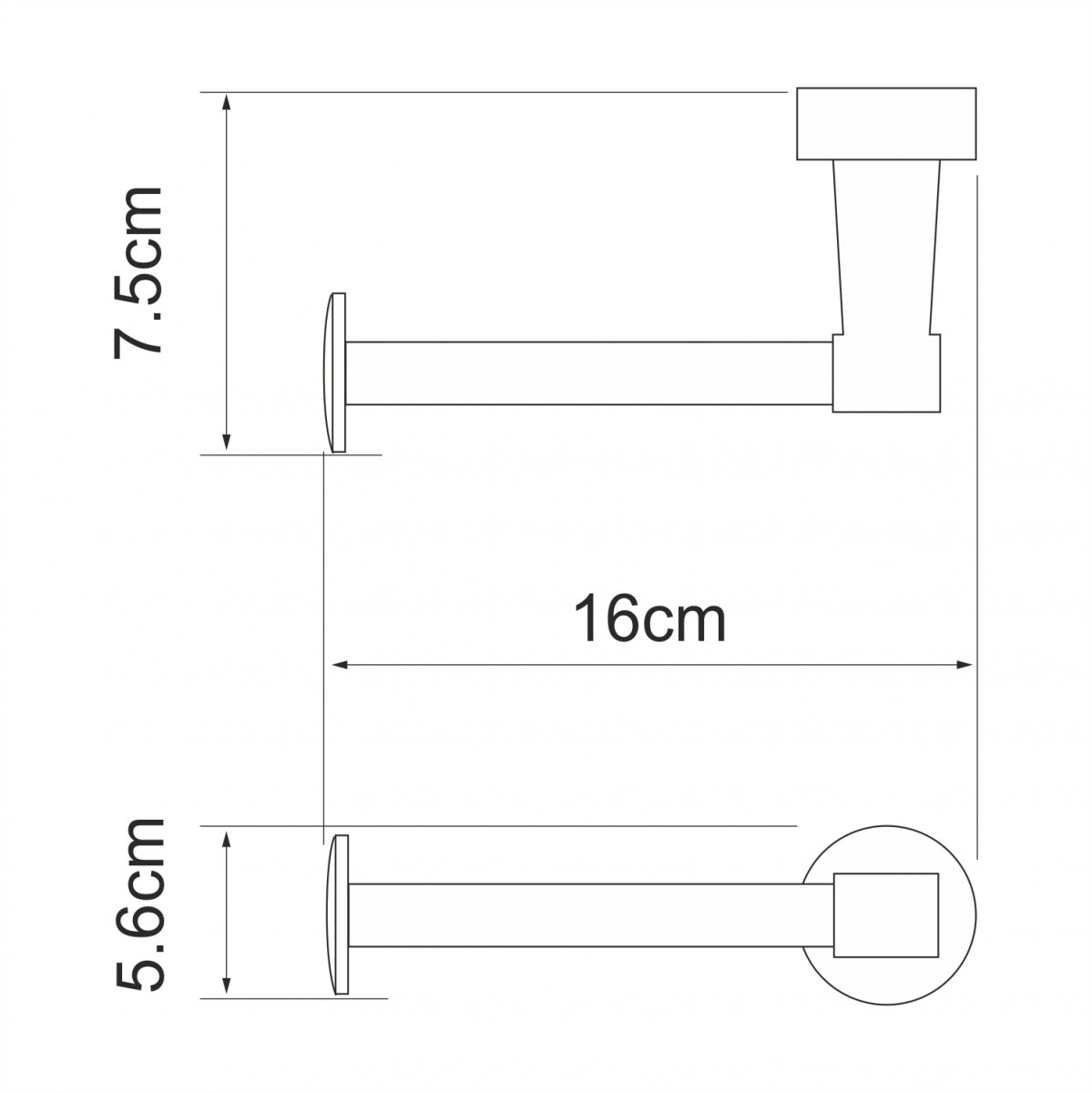 WasserKRAFT Isen K-4096 Держатель туалетной бумаги