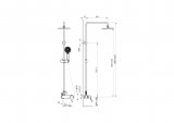 Душевая система WONZON & WOGHAND BALANCE, Хром (WW-054601-CR)