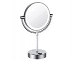 WasserKRAFT K-1005 Зеркало с LED-подсветкой двухстороннее, стандартное и с 3-х кратным увеличением