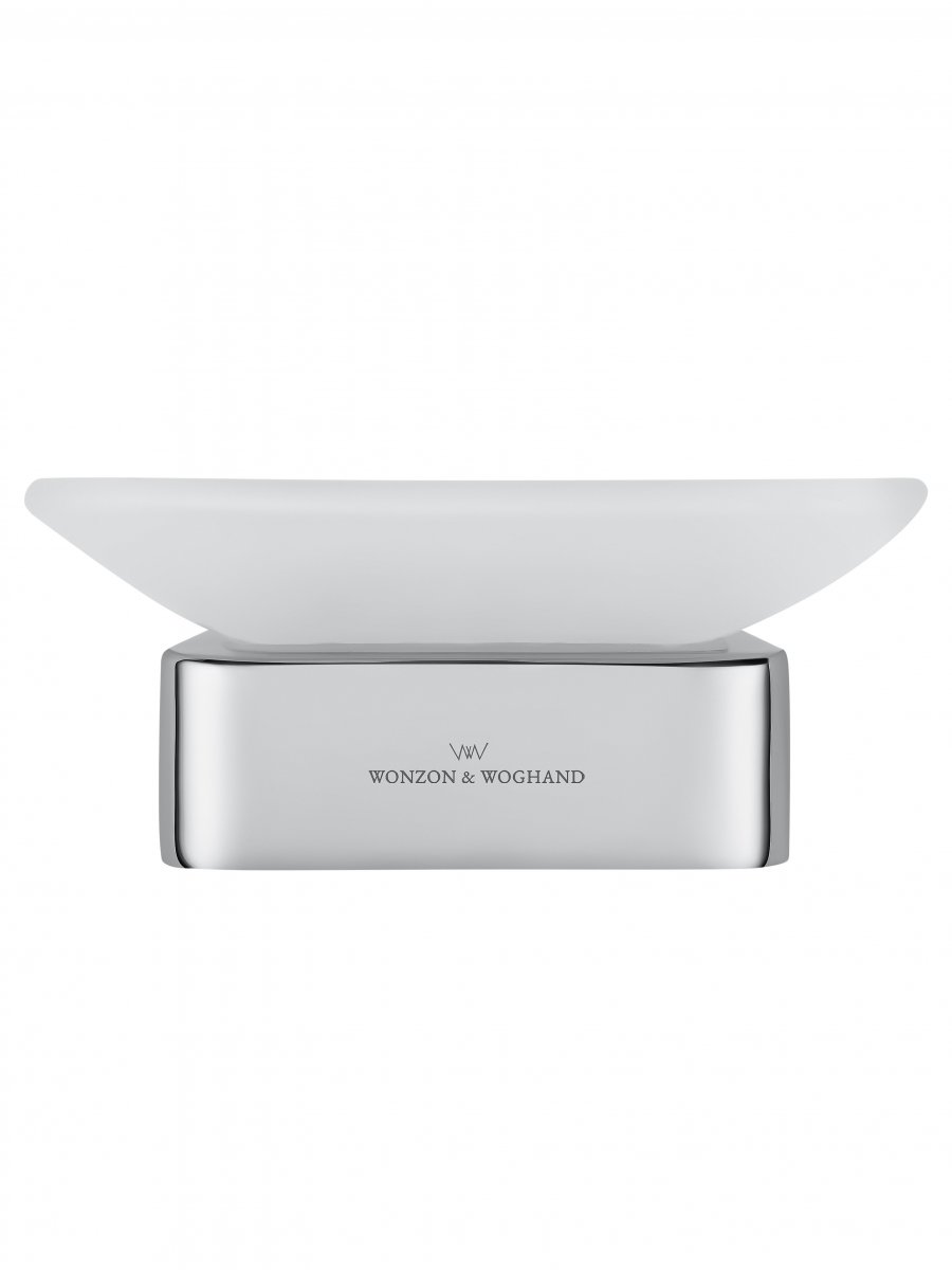Мыльница с держателем WONZON & WOGHAND LOTTE, Хром (WW-8322)