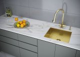 Смеситель для кухни Paulmark LANGE, светлое золото, La214212-LG