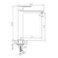 Смеситель для раковины Haiba HB11505, хром