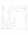 Смеситель Seaman Eco Glasgow SSN-3028 Stylus-SS