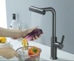 Смеситель Zorg серия Steel Hammer SH 092 PVD BRONZE бронза, вытяжная лейка 4 режима