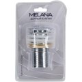 Донный клапан без перелива MELANA  (хром) MLN-330302CH в блистере
