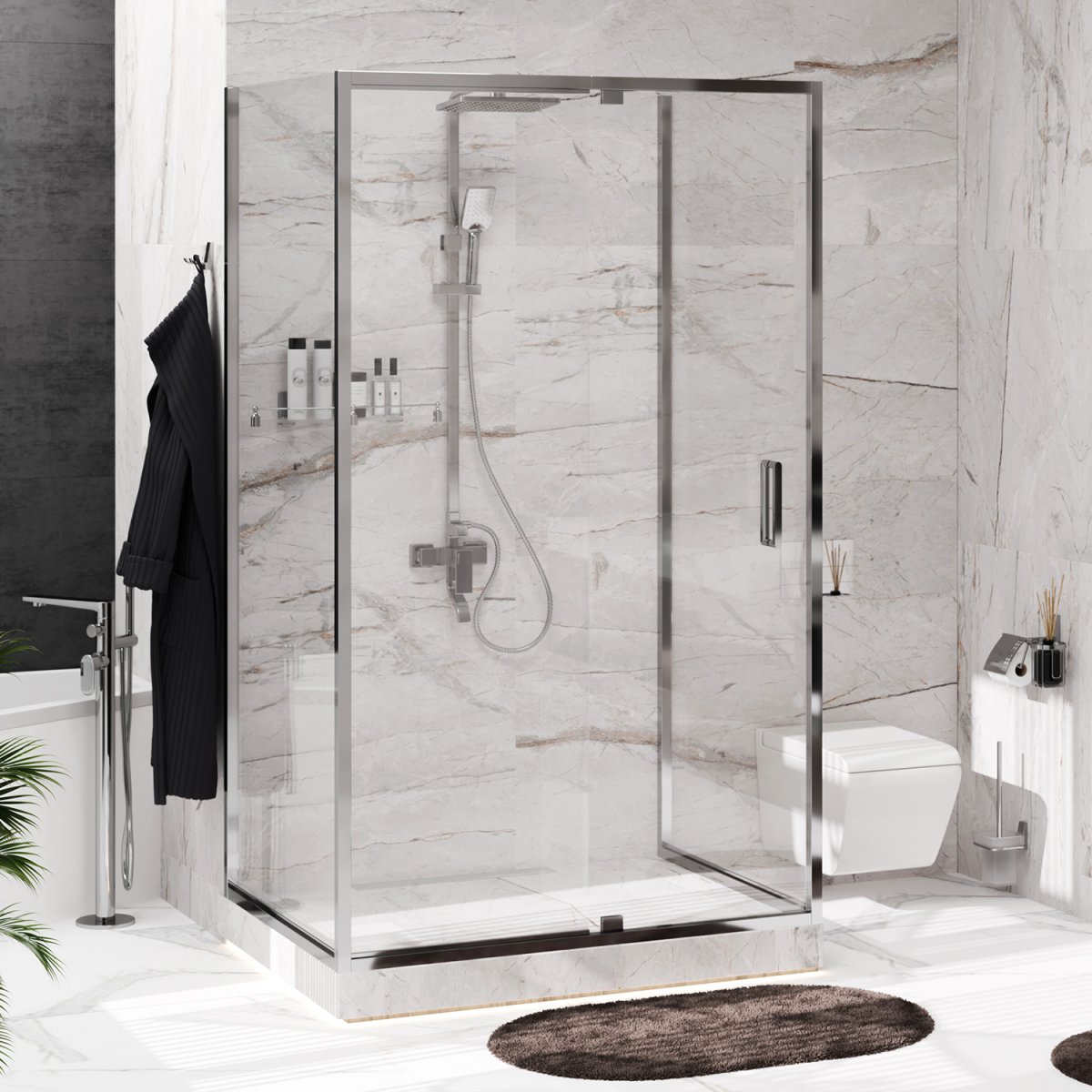 Душевой уголок WasserKraft 48P25