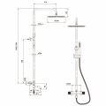 Душевая система WasserKraft A18301 Thermo