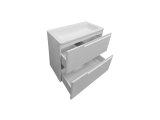 Комплект мебели ESTET Kare Luxe 600х450 подвесной 2 ящика (ШхГхВ) 598х446х607
