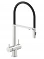 Смеситель для кухни с гибким изливом ALTROBAGNO Флуссо (Flusso) 050201 Ni
