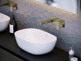 Встраиваемый смеситель для раковины TIMO Selene 2071/17SM, матовое золото