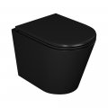 Унитаз подвесной безободковый D&K Venice DT1026025, черный
