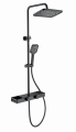 Душевая система WONZON & WOGHAND Shelf, Черный матовый (WW-B3552-MB)