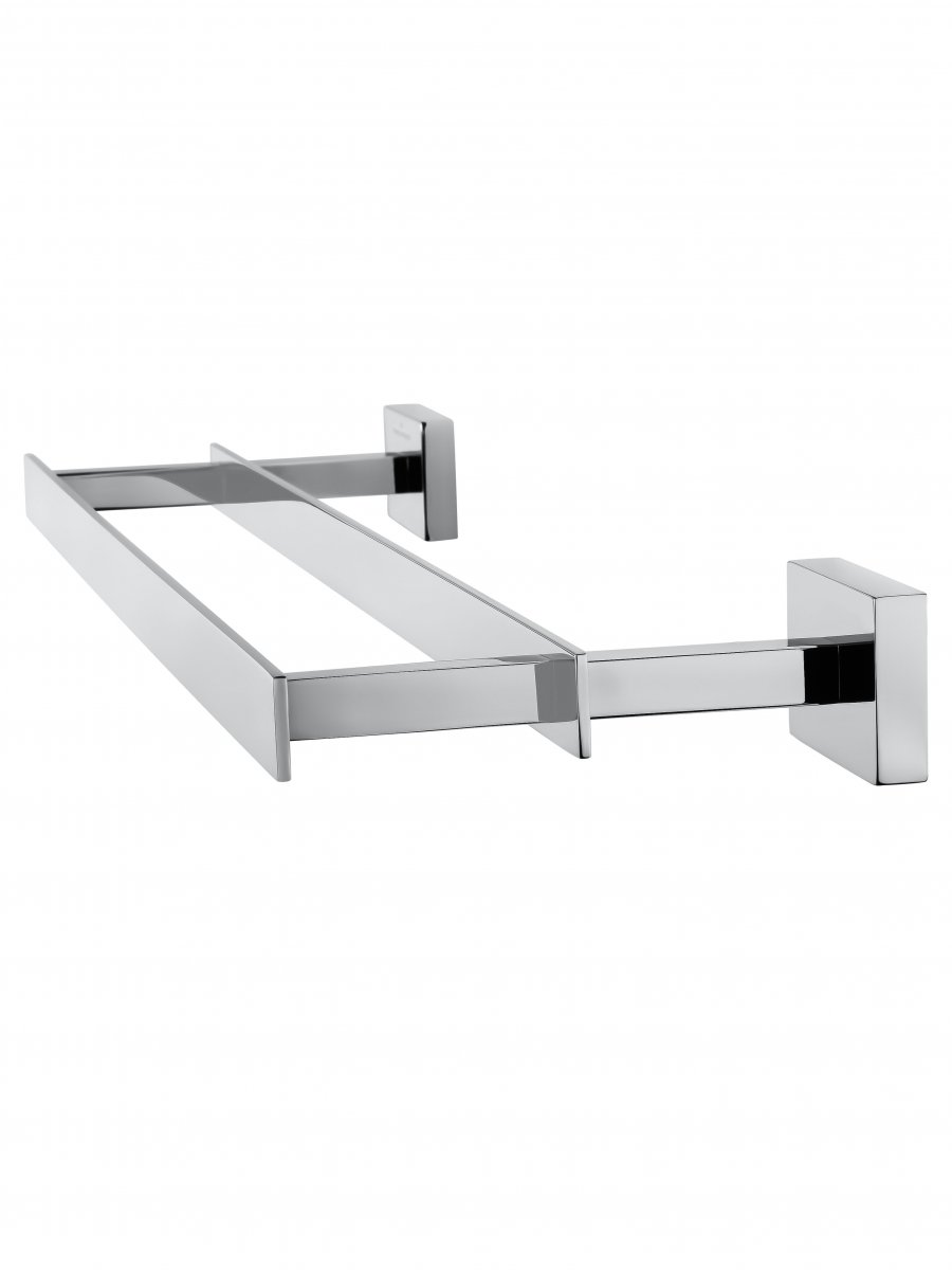 Полотенцедержатель двойной WONZON & WOGHAND FLAT, Хром (WW-9711-45CM)