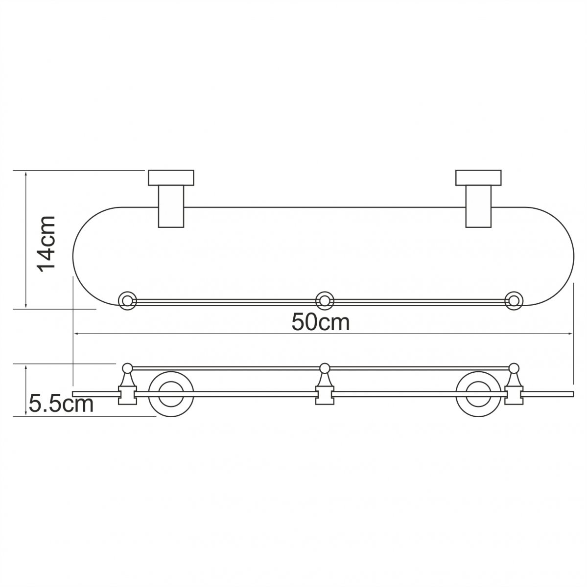 Полка WasserKraft 9444