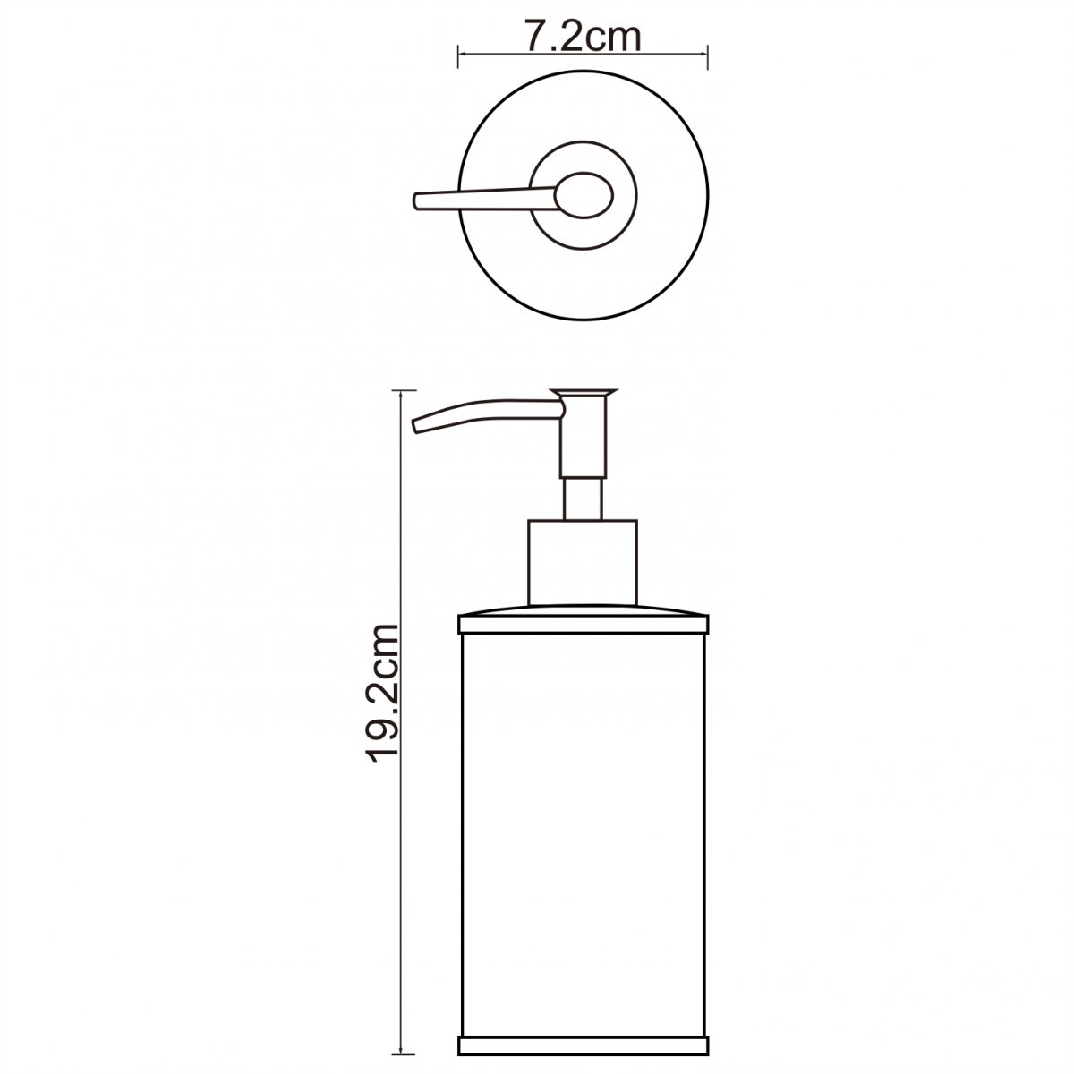 WasserKRAFT Rossel K-5799 Дозатор для жидкого мыла