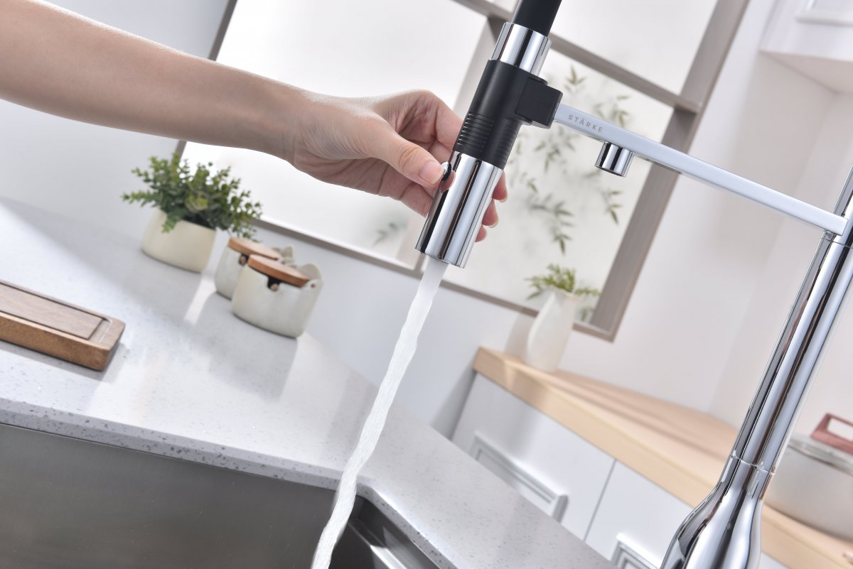 Смеситель для кухни Paulmark MAGNETO ONE, хром, Ma213188-CR