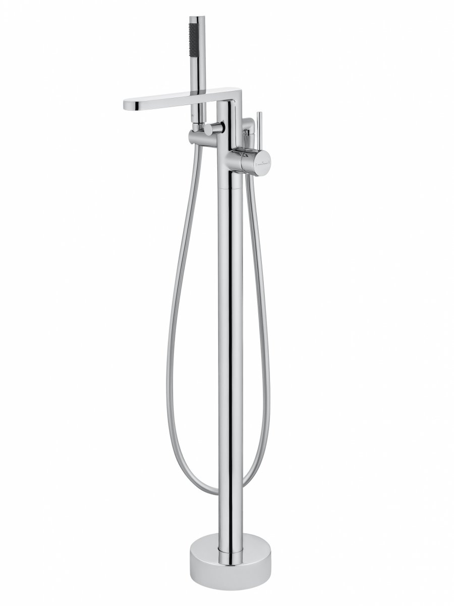 Смеситель для ванны напольного монтажа WONZON & WOGHAND STICK, Хром (WW-88649901-CR)