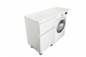 Комплект мебели ESTET Dallas Luxe 1100х482 правосторонний напольный 2 ящика (ШхГхВ) 448х476х860