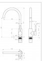 Смеситель для кухни Holstein, белый, Ho212063-331, Paulmark