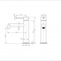 Смеситель для раковины WONZON & WOGHAND, Белый матовый (WW-H1063-MW)