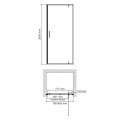 Душевая дверь WasserKraft 74P27