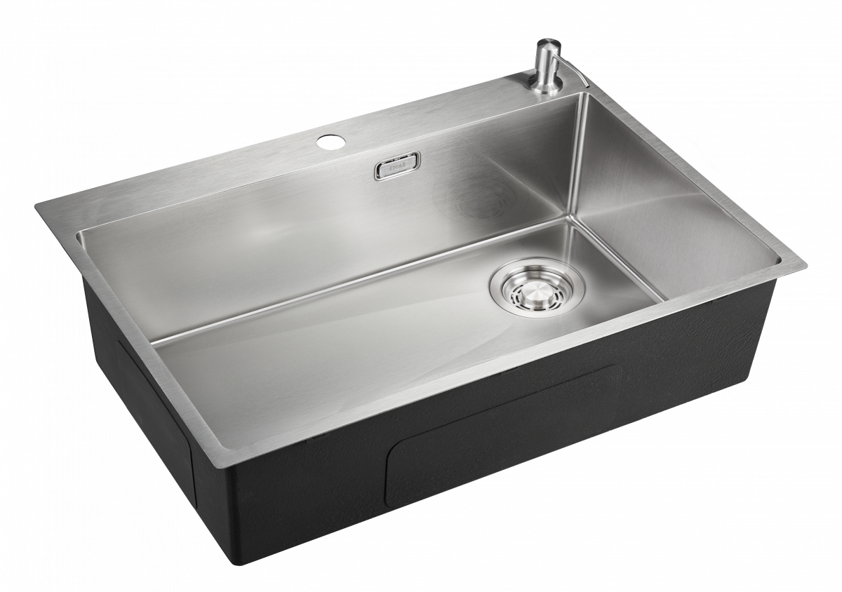 Мойка кухонная Emar EMB-660(TOP) PVD Golden, золото