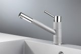 Смеситель для кухни Granula 0010, алюминиум, серый