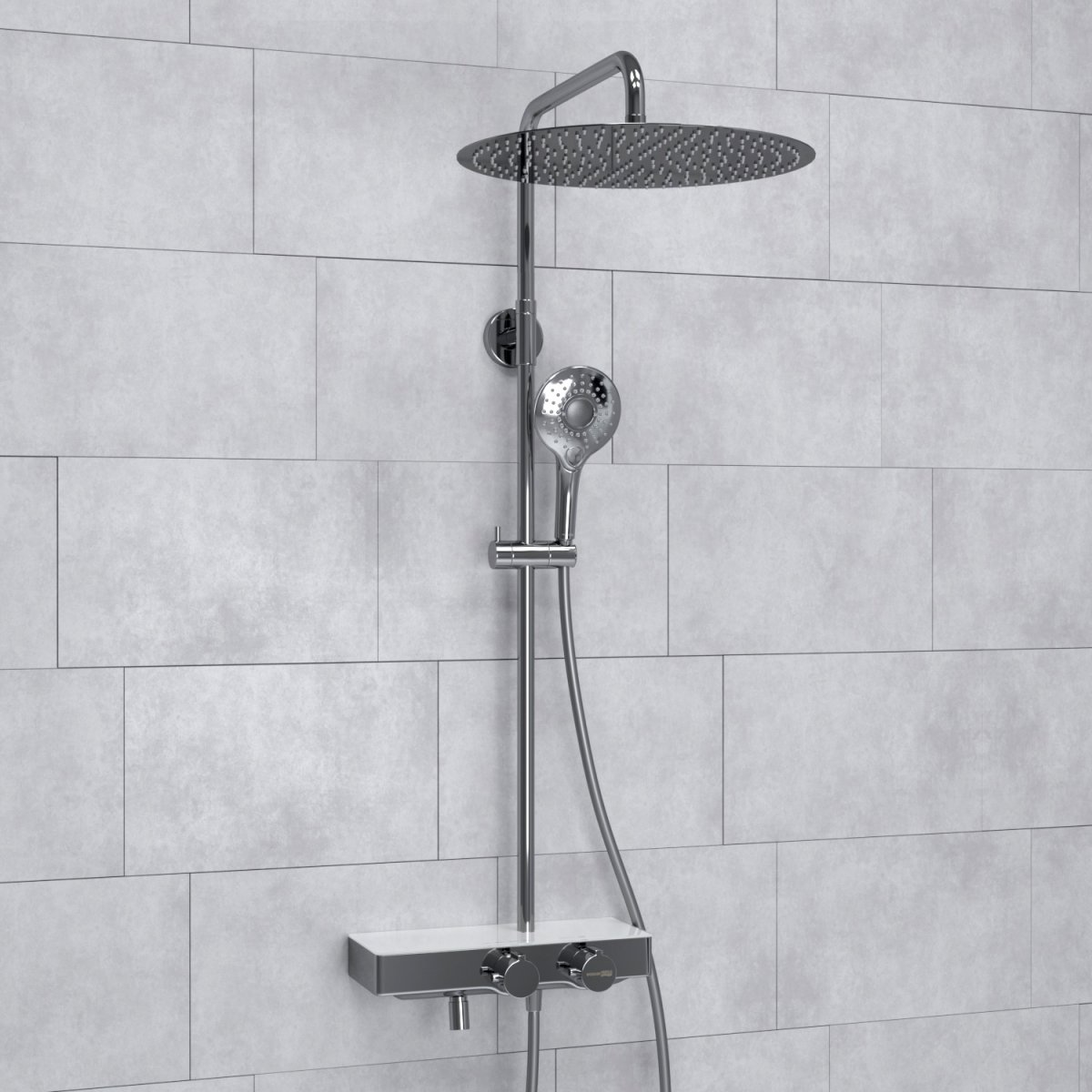 Душевая система Wasserkraft A113.117.101.CH Thermo