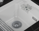 Мойка для кухни Granula Kitchen Space Rinzer 5505RU арктик, 55х45 см, прямоугольная