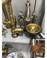 Выпуск круглый без перелива ZorG INOX W 2 BRONZE с сифоном цвет бронза