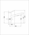 Смеситель кухонный EMAR 3012.1 Сардоникс, смеситель кух.