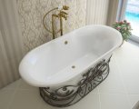 Кованая подставка для ванны Лион ESTET (патина)