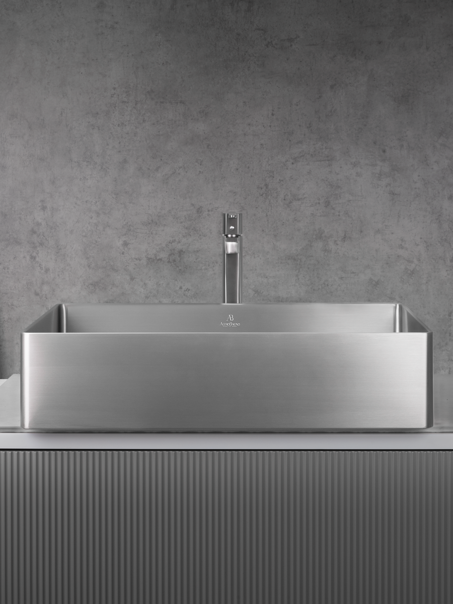 Раковина AltroBagno Solido 001022 MtGr из нержавеющей стали
