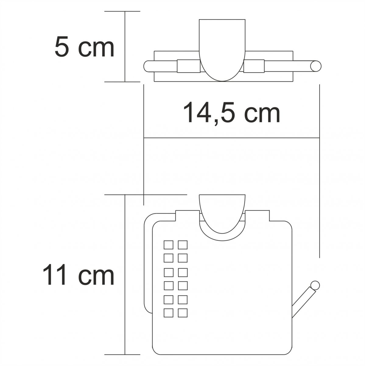 WasserKRAFT Kammel K-8325 Держатель туалетной бумаги