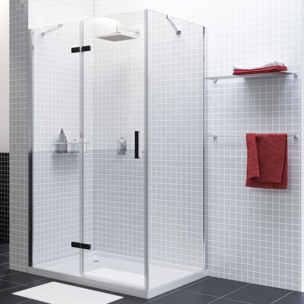 Душевой уголок WasserKraft 10H06LBLACK MATT