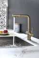 Смеситель для кухни Paulmark SERPENTINE, бронза, Se213222-BR