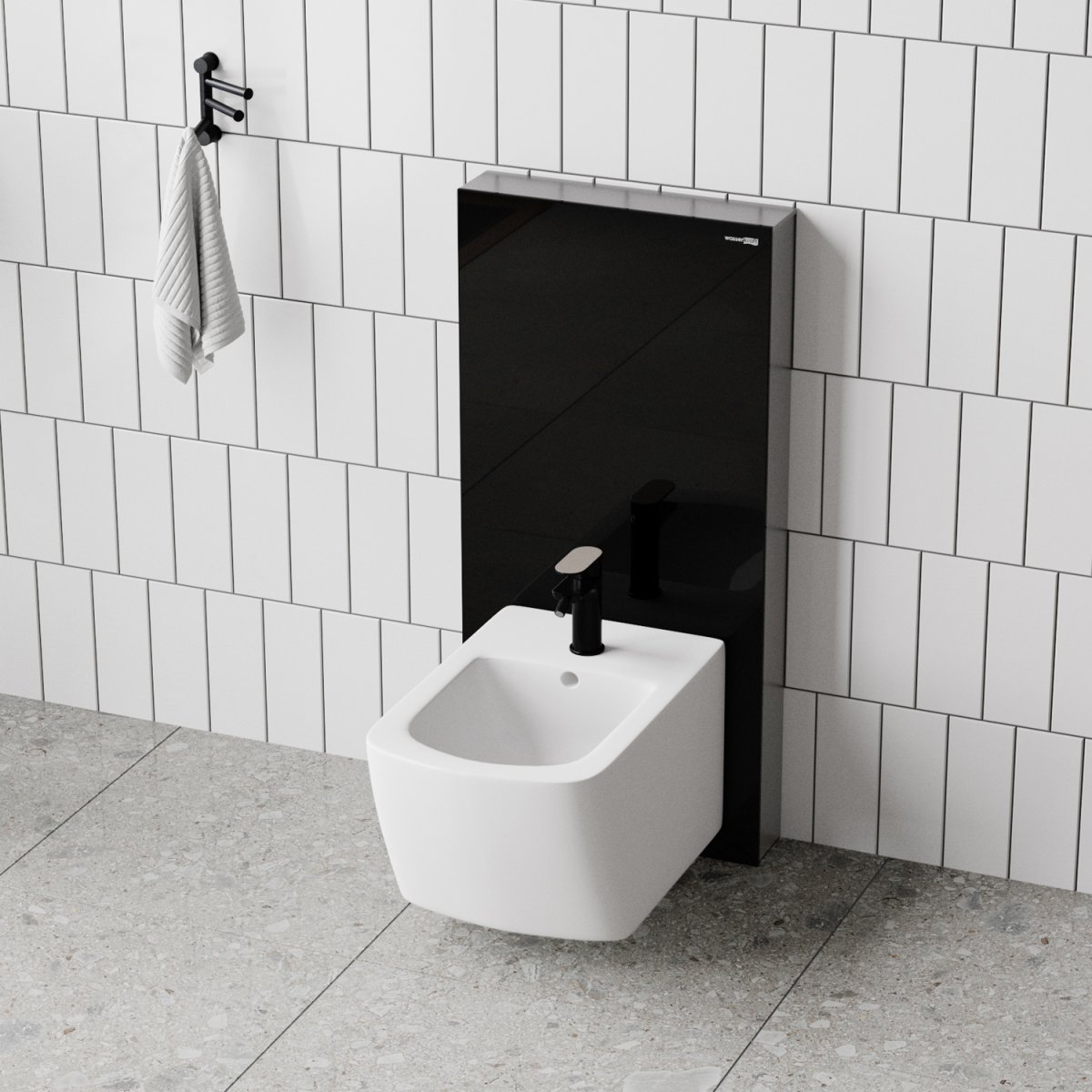Пристенный модуль системы инсталляции для биде WasserKraft 86BDT.050.BL АКЦИЯ