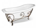 Кованая подставка для ванны Царская ESTET (патина)